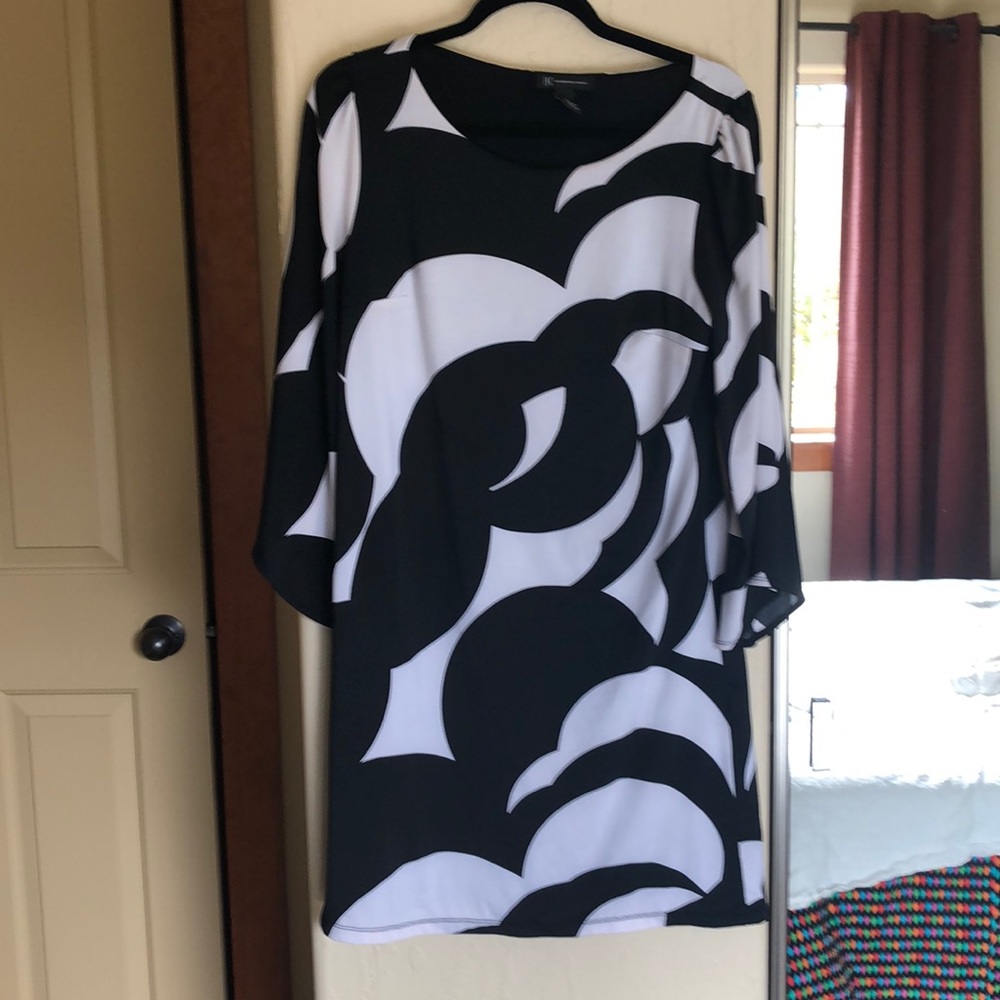 INC geometric print dress